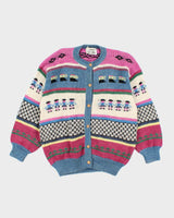 Vintage Alpaca Knit Cardigan - XL