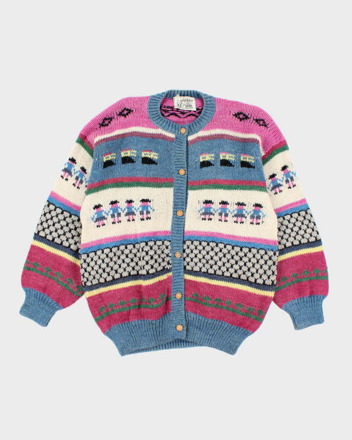Vintage Alpaca Knit Cardigan - XL