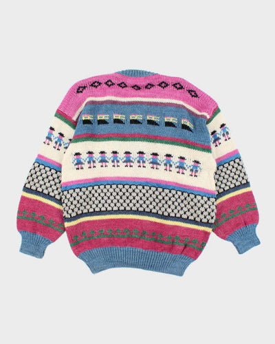 Vintage Alpaca Knit Cardigan - XL