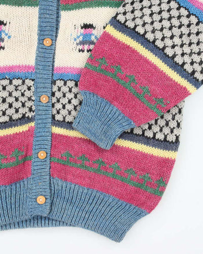 Vintage Alpaca Knit Cardigan - XL