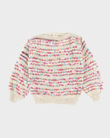 Vintage Wool Blend Slash Neck Knit Jumper - M