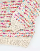 Vintage Wool Blend Slash Neck Knit Jumper - M