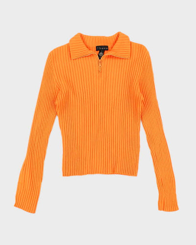 Vintage Thomo Wool Quarter Zip Jumper - L