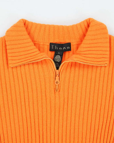 Vintage Thomo Wool Quarter Zip Jumper - L