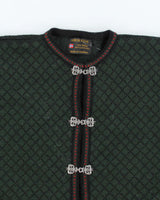 Vintage 80's Norsk Wear Clasp Close Wool Knit Cardigan - L