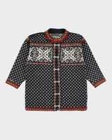 Vintage 80's Nordstrikk Clasp Close Wool Knit Cardigan - L