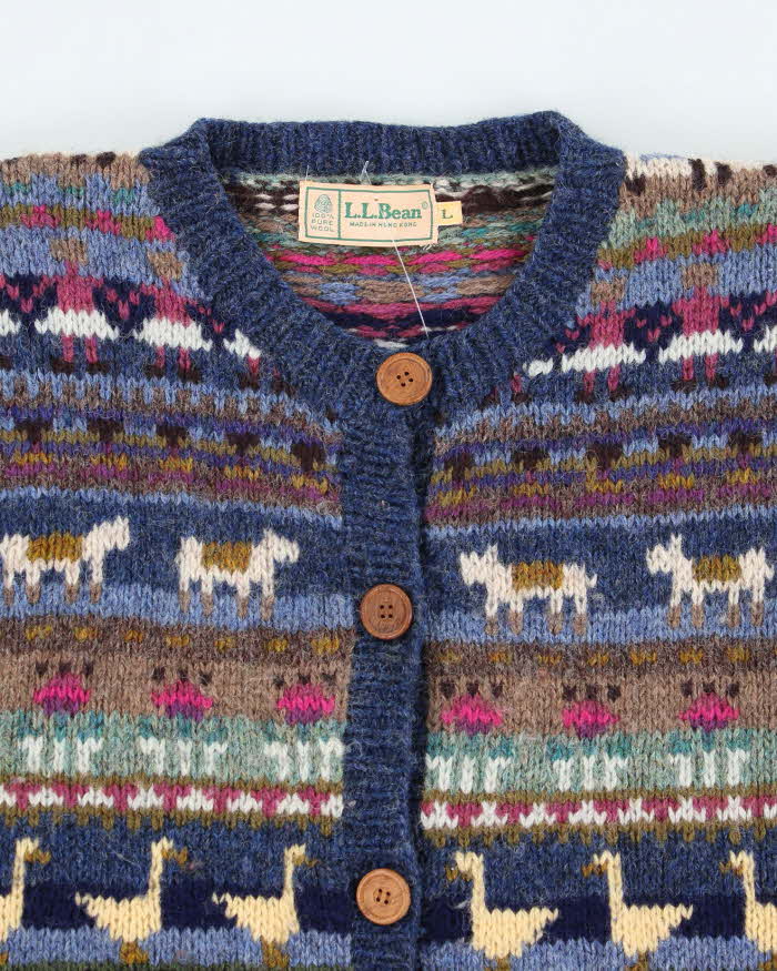 Vintage L.L. Bean Wool Cardigan - L