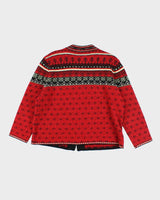 Vintage Skyr Nordic Wool Clasp Cardigan - XL