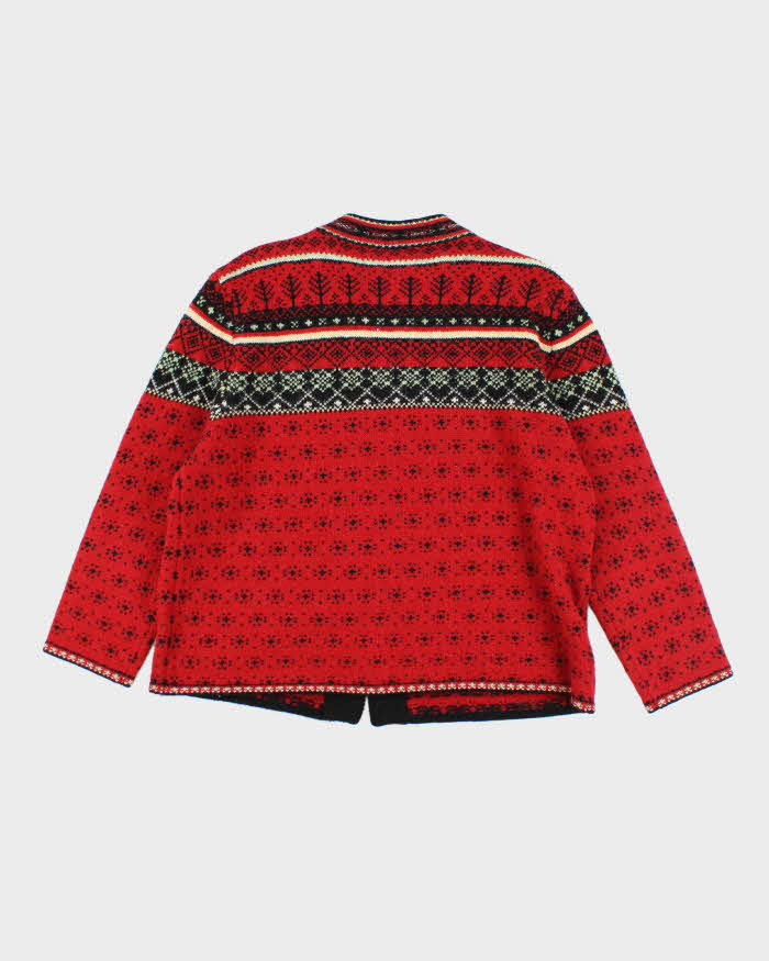 Vintage Skyr Nordic Wool Clasp Cardigan - XL