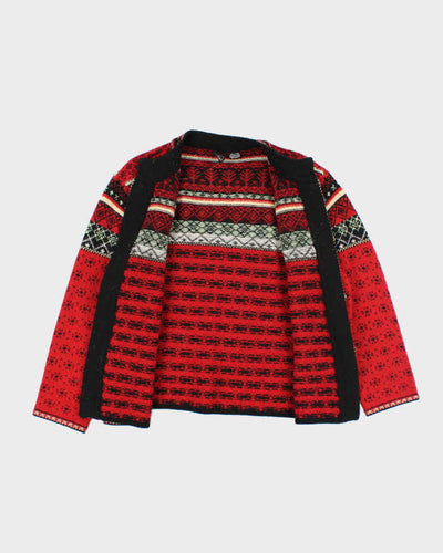 Vintage Skyr Nordic Wool Clasp Cardigan - XL