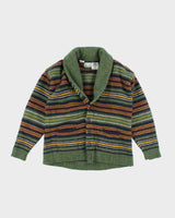 Vintage Great Lakes Wool Striped Cardigan - L