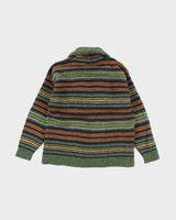 Vintage Great Lakes Wool Striped Cardigan - L