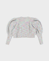 Ted Baker Multi Colour Knit Puffy Sleeve Jumper - M