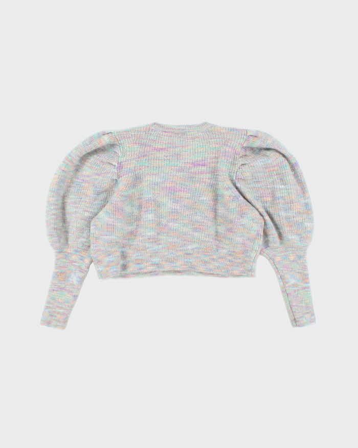 Ted Baker Multi Colour Knit Puffy Sleeve Jumper - M