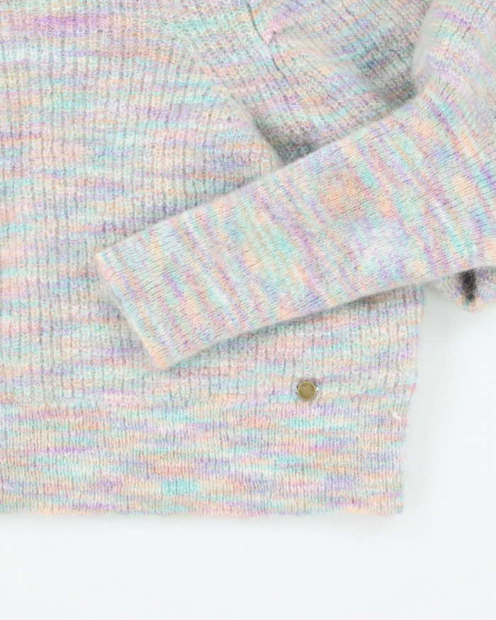 Ted Baker Multi Colour Knit Puffy Sleeve Jumper - M