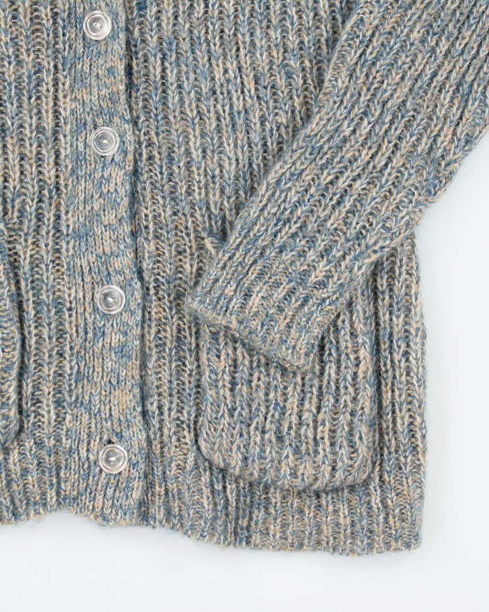 Vintage Fully Fashioned Wool Cardigan - L