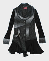 Vintage Y2k 00s Feelings Wool &amp; Mohair Blend Cardigan - M