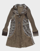 Vintage Y2k 00s Sioni Wool &amp; Mohair Blend Cardigan - M