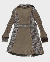 Vintage Y2k 00s Sioni Wool &amp; Mohair Blend Cardigan - M