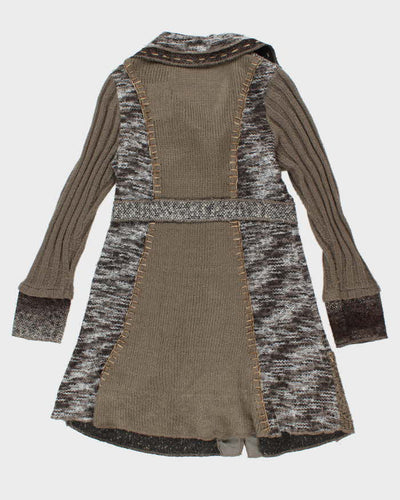 Vintage Y2k 00s Sioni Wool & Mohair Blend Cardigan - M