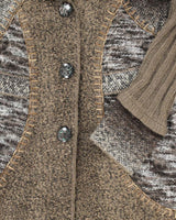 Vintage Y2k 00s Sioni Wool &amp; Mohair Blend Cardigan - M
