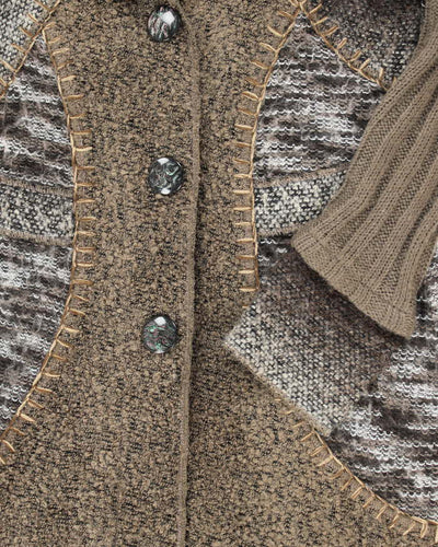 Vintage Y2k 00s Sioni Wool & Mohair Blend Cardigan - M