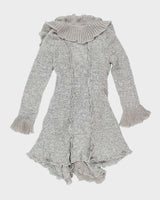 Y2k 00s Sioni Ruffle Cardigan - L