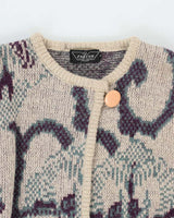 Vintage 80s Falcon Wool &amp; Mohair Blend Cardigan - M