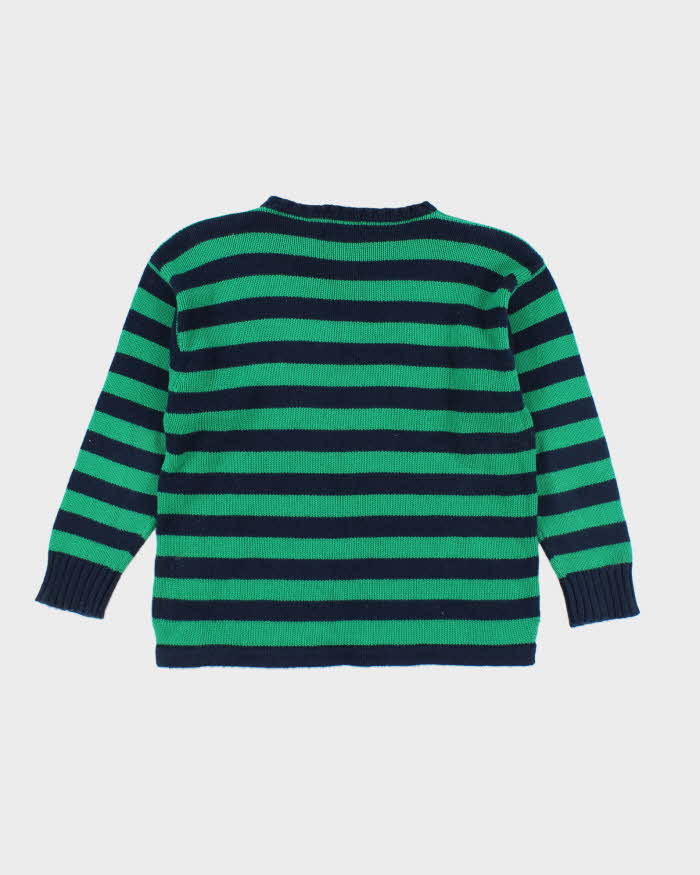 Vintage Polo By Ralph Lauren Striped Knit Jumper - S