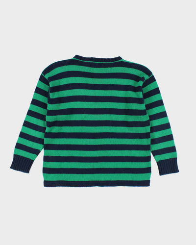 Vintage Polo By Ralph Lauren Striped Knit Jumper - S