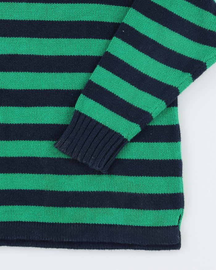 Vintage Polo By Ralph Lauren Striped Knit Jumper - S