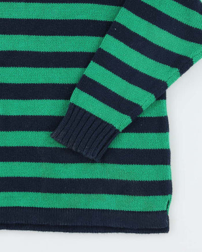 Vintage Polo By Ralph Lauren Striped Knit Jumper - S