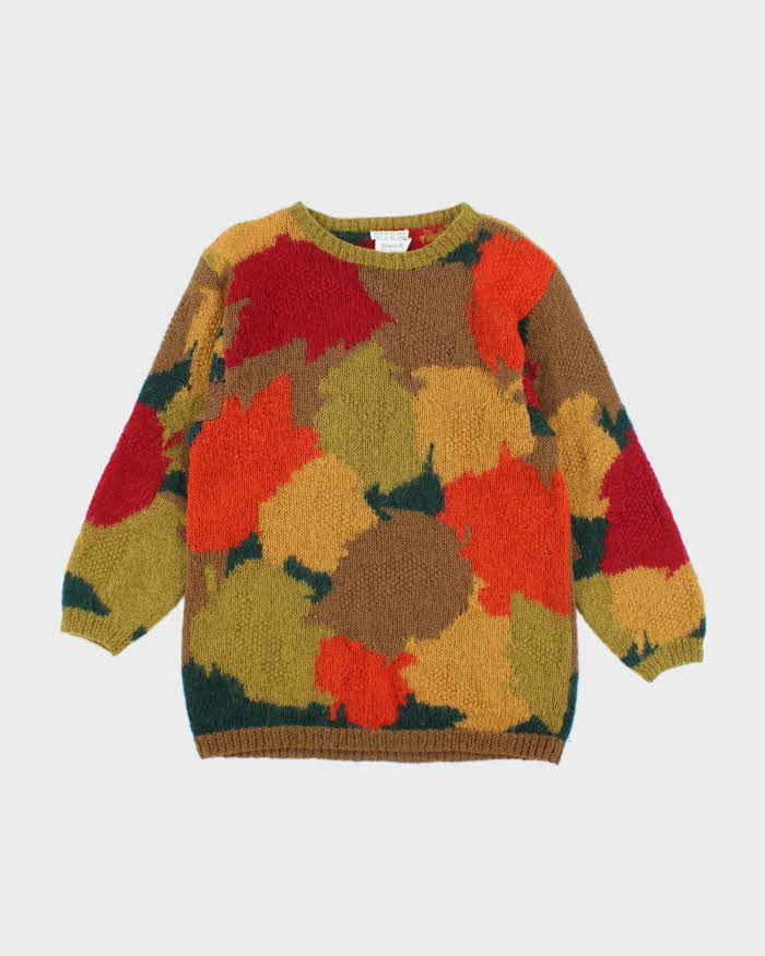 Vintage 90's Bianca Handmade Mohair Blend Knit Jumper - S