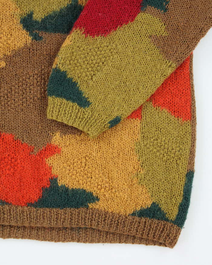 Vintage 90's Bianca Handmade Mohair Blend Knit Jumper - S