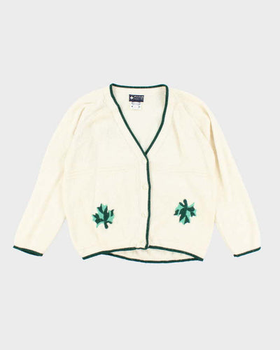 Vintage 80's Pulsar Alpaca Boxy Cardigan - XL