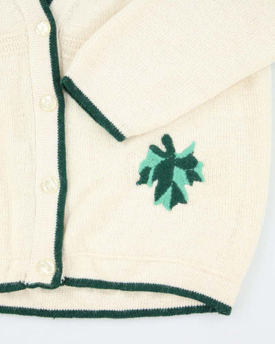 Vintage 80's Pulsar Alpaca Boxy Cardigan - XL