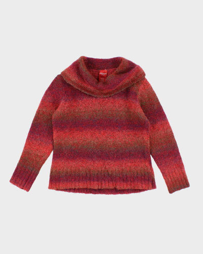 Vintage Women's Y2K Olsen Mohair Blend Chunky Knit Jumper - M