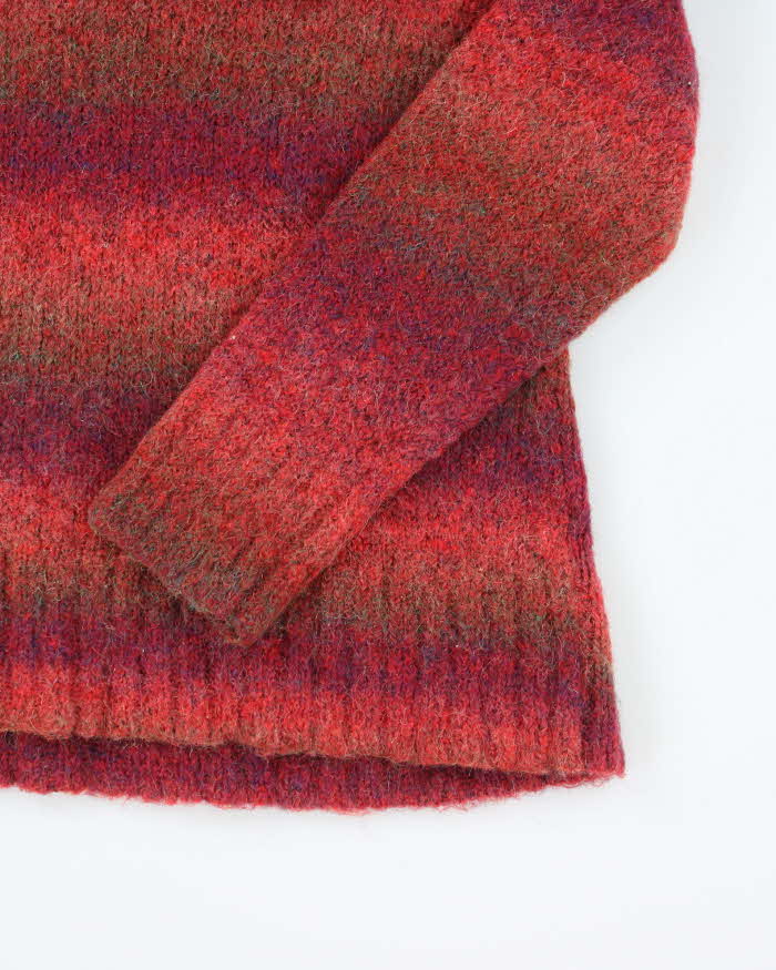 Vintage Women's Y2K Olsen Mohair Blend Chunky Knit Jumper - M
