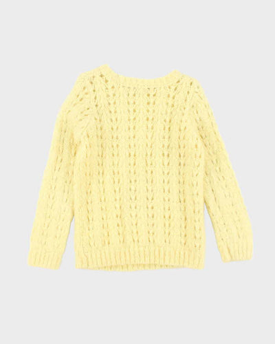 Vintage Women's Gestuz Mohair Blend Chunky Knit Jumper - XS