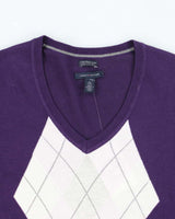 Vintage 2000's Tommy Hilfiger Patterned Knit Jumper - XS