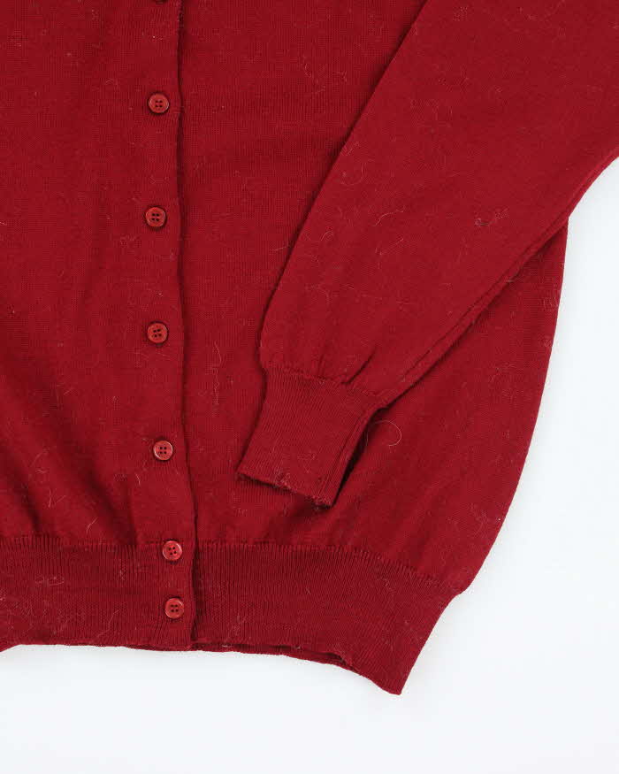 Vintage 80's Women's Monte Carlo Wool Button Up Cardigan - S