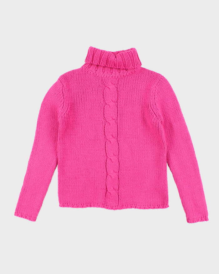 Vintage Women's GAP Roll Neck Chunky Knit Jumper - S