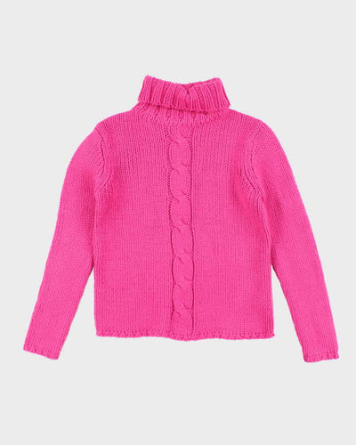 Vintage Women's GAP Roll Neck Chunky Knit Jumper - S