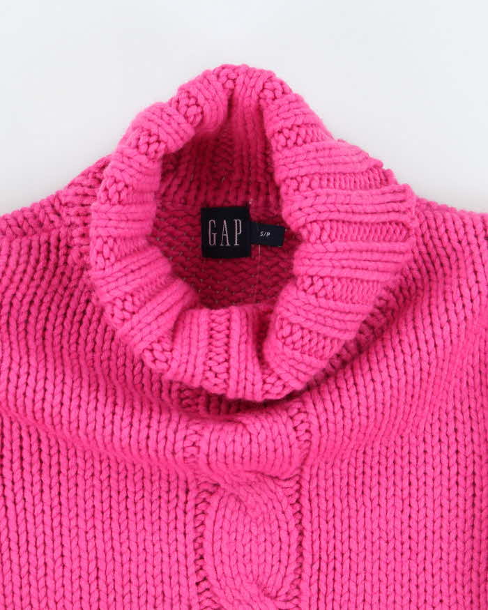 Vintage Women's GAP Roll Neck Chunky Knit Jumper - S