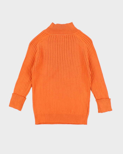 Vintage Women's Ralph Lauren Roll Neck Chunky Knit Jumper - S