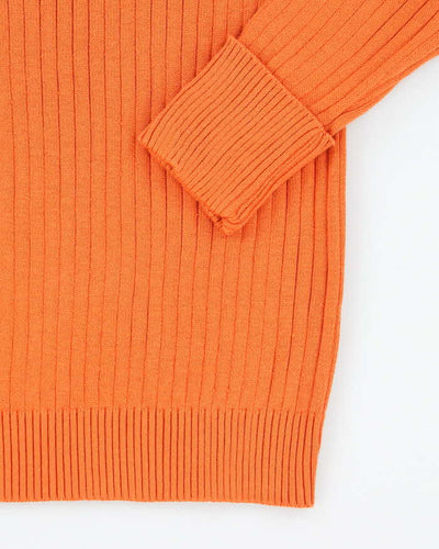 Vintage Women's Ralph Lauren Roll Neck Chunky Knit Jumper - S