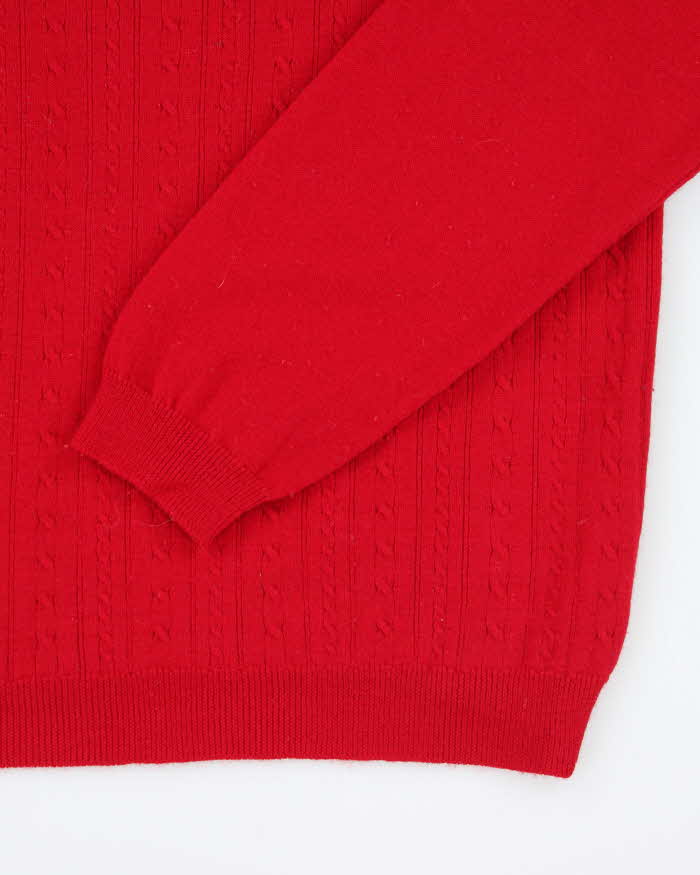 Vintage Women's Tabi Wool High Neck Knit Jumper - L