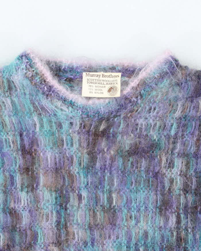 Vintage Murray Brother Mohair &amp; Wool Blend Knit Jumper - S