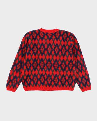 Vintage Edinburgh Heritage Moahir Blend Cardigan - M