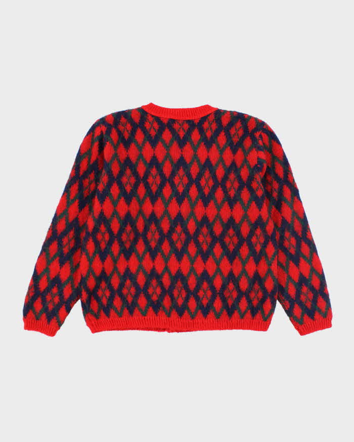 Vintage Edinburgh Heritage Moahir Blend Cardigan - M